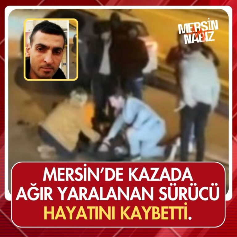mersin'de motosklet kazasında hayatını kaybetti