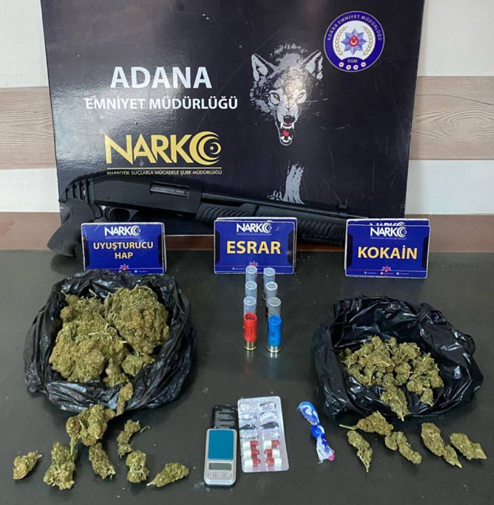 Adana’da Ofisinde 365 Gram Uyuşturucu Bulunan Şahıstan İlginç Savunma: “Kullanıyorum Ama Bana Ait Değil”